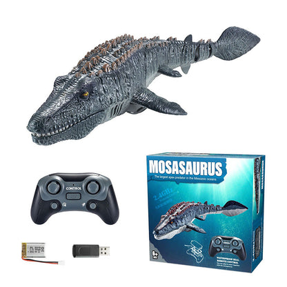 🥳PROMO CHAUDE 2026🥳💞PLUS DE 50 000 VENDUS !👵 Jouet nageur Mosasaurus radiocommandé 2,4 GHz avec fonction pulvérisation