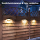 Luci solari decorative e impermeabili per recinzioni da esterno