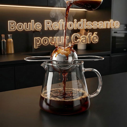 Boule Refroidissante en Métal pour Café Infusé à Froid