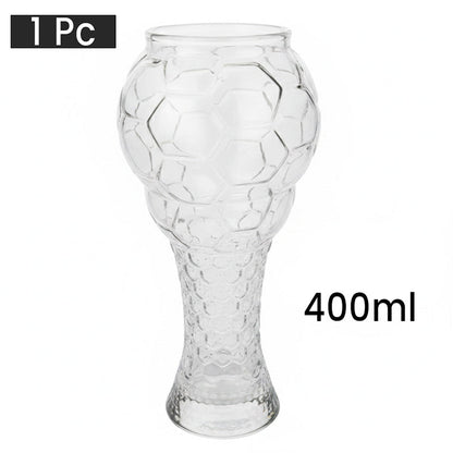 Verre en forme de ballon de football pour les fans de sport