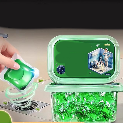 🥳2026:N SUOSITUIN TARJOUS🥳💞Yli 50 000 kpl myyty!🏠💧 50 % ALENNUS! Viemärin hajunpoistokapselit – Bioentsyymipohjainen koostumus neutraloi hajut niiden lähteellä. Välitön raikas tuoksu, ilman voimakkaita kemikaaleja. Sano hyvästit kiusallisille hajuill