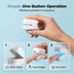 Dispositif portable de soin des ongles à lumière bleue