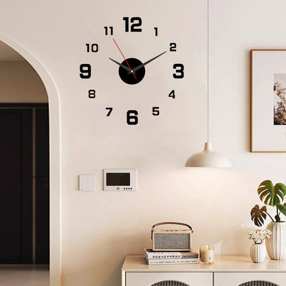 ⏰✨ Kit d'horloge murale 3D lumineuse en acrylique à monter soi-même, facile à poser pour une décoration unique 🏠🖼️