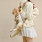 🐾 Sac à dos de transport respirant pour animaux de compagnie – Empiècements en filet et bretelles rembourrées – Aéré, idéal pour les petits chiens ou les chats – Confortable pour les voyages ou les promenades quotidiennes 🐶✨