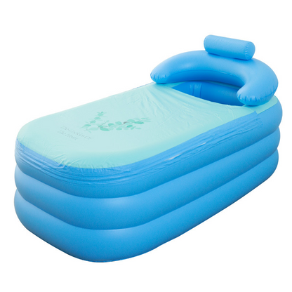 🛁🔥 Baignoire gonflable portable pour adultes, légère facile à ranger, bain relaxant utilisable chez soi et en voyage ✨