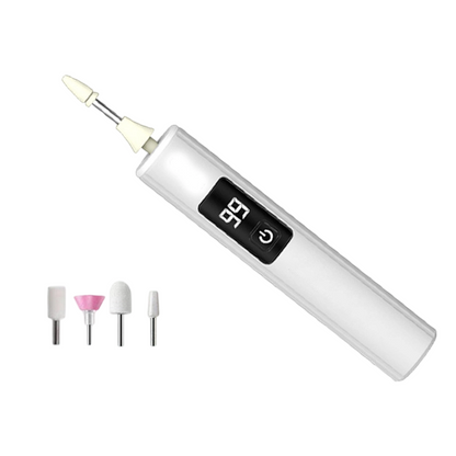 💎OFFRE LIMITÉE : 50 % DE RÉDUCTION !✨Kit professionnel de lime à ongles électrique avec écran numérique et 4 embouts – Sans fil, ergonomique, pour la manucure et la pédicure à domicile