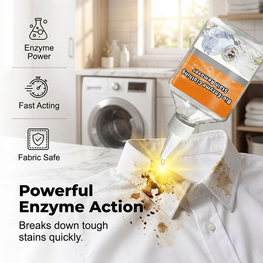 Détachant bio-enzymatique doux et efficace pour les tissus