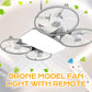 Ventilateur Drone E27 à 3 Vitesses avec Télécommande