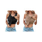 🔥 50% Rabatt!👚Geripptes Tanktop mit integriertem BH für Frauen