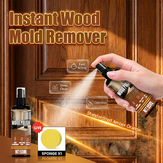 🥳SOLDES 2026 🥳💞PLUS DE 50 000 EXEMPLAIRES VENDUS !🌲🧴 50 % DE RÉDUCTION ! Spray anti-moisissure pour bois – Élimine instantanément les taches tenaces et les traces de moisissure. Sans danger pour toutes les surfaces. Restaure le grain naturel du bois. 💪✨