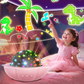 Projecteur et veilleuse 2-en-1 Galaxy avec films de projection