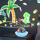 Projecteur et veilleuse 2-en-1 Galaxy avec films de projection
