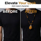 🔥 50 % DE RÉDUCTION ! 🦁 Collier de perles « œil-de-tigre » pour homme ✨ Pierre naturelle, design élégant et cadeau idéal pour les hommes