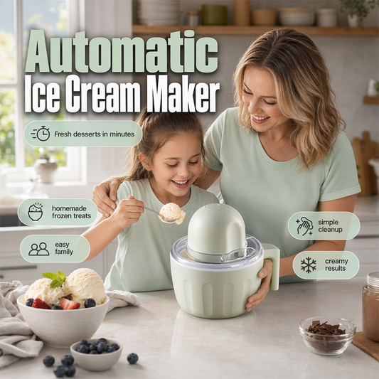 🍦 Machine à glaces électrique pour enfants – préparez des glaces onctueuses et amusantes en un clin d'œil ! 🎉✨👶