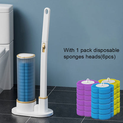 🦠 Kit de nettoyage pour WC sans bactéries — Têtes remplaçables | Système de recharge sans contact