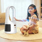 🌬️💧 50 % DE RÉDUCTION ! Humidificateur portable sans pales – Sans danger pour les enfants et les animaux de compagnie, aucune pale visible. 6 vitesses, fonctionnement ultra-silencieux, humidifie l'air. Un incontournable pour l'été ! 🏠✨