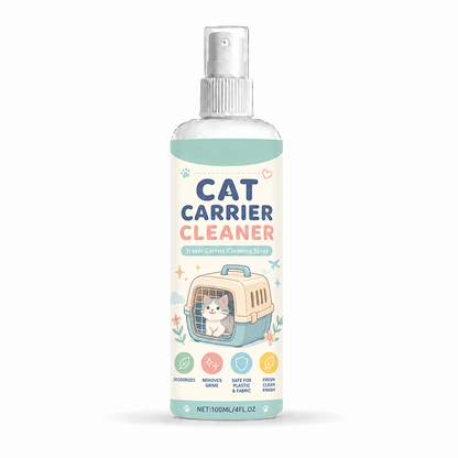 Spray nettoyant pour cages de transport pour chats
