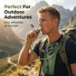 🔥 50 % DE RÉDUCTION SURPRISE ! 🏕️ Poche à eau de 2 L avec tuyau à déconnexion rapide – Étanche, orifice surdimensionné et fermeture automatique en un clic – Idéale pour la randonnée, la course à pied et le vélo 💦