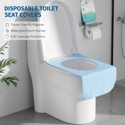 🎁Lot de housses de siège de toilettes jetables et imperméables, 20 pièces par sachet