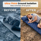 🛍️ 50 % de réduction – Matelas gonflable de camping confortable avec pompe manuelle – léger, isolant et polyvalent, pour la tente et le camping-car 🏕️