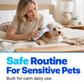 🐛 Peigne électrique aspirateur anti-puces et anti-poux pour animaux de compagnie | Sans produits chimiques, élimination immédiate des parasites, toilettage en toute sécurité pour les pelages sensibles 🐶🐱