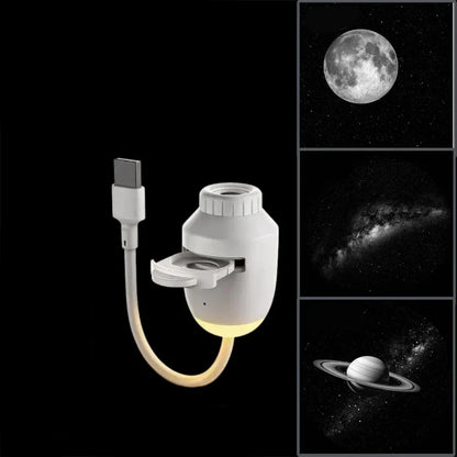 🌌 Projecteur planétaire HD à mise au point réglable – Crée une ambiance cosmique et magique dans n'importe quelle chambre à coucher