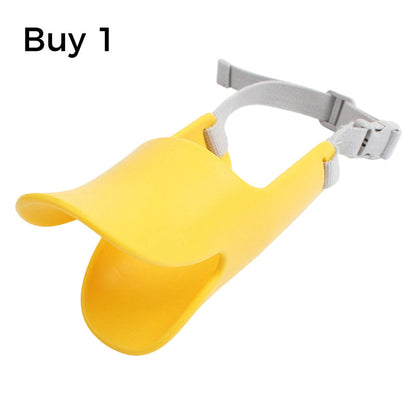 🎉🎉Surprise : 50 % de réduction ! 🐕 Protégez-vous et protégez vos compagnons à quatre pattes ! 😊 Adorable muselière en silicone pour chien en forme de bec de canard