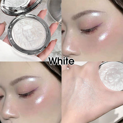 🥳 PLUS DE 50 000 EXEMPLAIRES VENDUS ! 🔥 50 % DE RÉDUCTION !Lion Embossed Shimmer Highlighter Palette