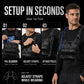🔥Promotion exceptionnelle : 50% de réduction🔥 Lot de gilets de cyclisme avant et arrière pour homme – Compatible avec un système d'hydratation, 3 L de capacité de rangement, maille respirante 🏃