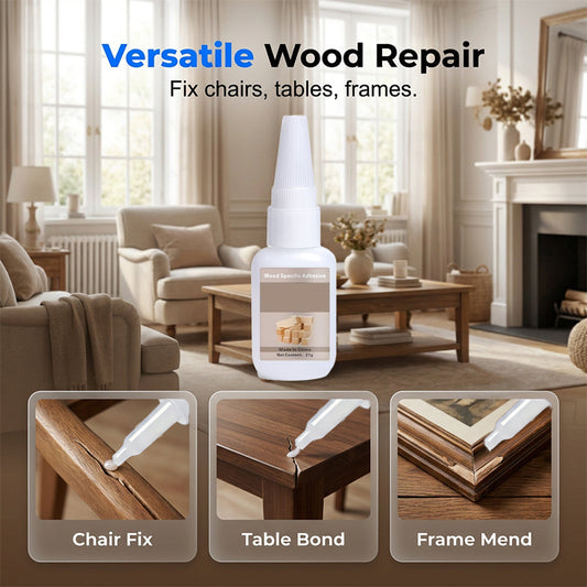 ✨🔧 50% KORTING! Sterke Houtlijm – Voor zware reparaties aan deurkozijnen, stoelen en tafels. Precisiepunt – geen geknoei, geen verspilling. Sneldrogend – vandaag nog weer te gebruiken! 💪