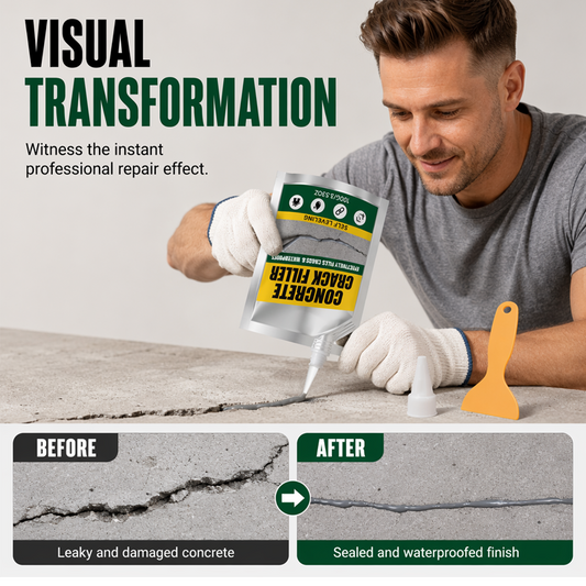 🥳 PLUS DE 50 000 EXEMPLAIRES VENDUS ! 🔥 50 % DE RÉDUCTION ! Mastic d'étanchéité et de comblement des fissures dans le béton