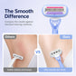 🔥Offre spéciale : Un acheté  un offert !🔥 Manche de rasoir 5 lames pour femme – Prise en main ergonomique et antidérapante, compatible avec les recharges 🪒