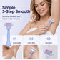 🔥Offre spéciale : Un acheté  un offert !🔥 Manche de rasoir 5 lames pour femme – Prise en main ergonomique et antidérapante, compatible avec les recharges 🪒