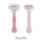 🔥Offre spéciale : Un acheté  un offert !🔥 Manche de rasoir 5 lames pour femme – Prise en main ergonomique et antidérapante, compatible avec les recharges 🪒