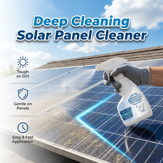 ☀️💡 50 % DE RÉDUCTION ! Spray nettoyant haute efficacité pour panneaux solaires – Élimine la poussière et les fientes d'oiseaux, rétablit les performances optimales. Des panneaux propres = plus d'économies sur votre facture d'électricité ! 🔧✨