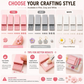 💅 OFFRE ÉCLAIR – 50 % DE RÉDUCTION ! 🎨 Plaques pour façonner des billes d'argile – 4 tailles précises (2/3/4/5 mm), double face, en PLA léger, pour ongles 3D/bijoux/miniatures – rose/gris/blanc 🏆