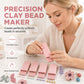 💅 OFFRE ÉCLAIR – 50 % DE RÉDUCTION ! 🎨 Plaques pour façonner des billes d'argile – 4 tailles précises (2/3/4/5 mm), double face, en PLA léger, pour ongles 3D/bijoux/miniatures – rose/gris/blanc 🏆