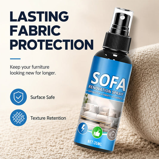 🛋️✨ 50 % DE RÉDUCTION ! Spray nettoyant pour tissus sans rinçage – Il suffit de vaporiser et d'essuyer – sans eau, sans rinçage. Idéal pour les canapés, les tapis et les tissus d'ameublement – une fraîcheur en quelques minutes