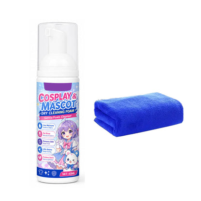 🎭💨 50 % DE RÉDUCTION ! Nettoyant moussant portable – Sans eau, sans rinçage – élimine le maquillage, la sueur et la saleté des sols. Idéal pour le cosplay, les costumes de furries et les tenues de carnaval – restez frais tout au long du salon ! 👗✨