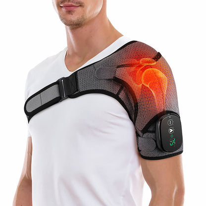 🔥Promotion exceptionnelle : 56 % de réduction🔥 Ceinture chauffante pour les épaules avec fonction vibration – 3 modes de chaleur et 3 modes de massage, sans fil, pour hommes et femmes 🔥