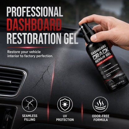 🛡️✨ 1 acheté, 1 offert ! Gel professionnel pour réparer les fissures du tableau de bord – Comble les fissures de manière invisible, s'harmonise parfaitement avec la texture d'origine. La protection anti-UV prévient les dommages causés par le soleil🚗💎