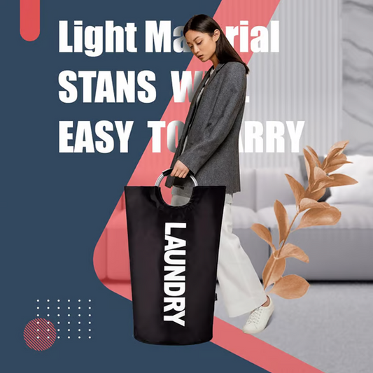 🧺✨ Panier à linge pliable avec poignées – Gagnez de la place et emportez-le partout ! 🏠🔄