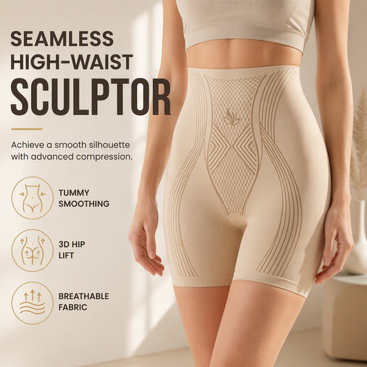 🌸 50 % DE RÉDUCTION MAINTENANT ! 🌸 Culotte gainante taille haute sans coutures pour femme