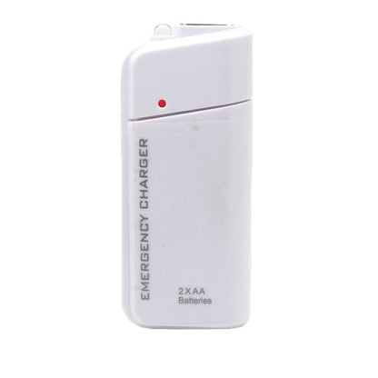 🔥‑50% OFFRE LIMITÉE🔋 Chargeur d’urgence portable, alimenté par piles AA, batterie externe avec lampe torche LED pour téléphone ✨