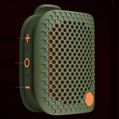 🎵 -60% ! 🔊 Enceinte Bluetooth Portable – ABS – TWS Stéréo – IPX5 – Son Haute Fidélité – 73×48×33 mm – Vert Foncé/Noir – Autonomie Prolongée 🏕️