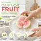 💥 50 % de réduction ! 🍋 Éponge de cuisine en forme de fruits de dessin animé – Pomme/Goyave/Citron. Se gonfle comme par magie au contact de l'eau. Élimine la graisse sans effort, sans rayer. Poignée ergonomique. Respectueuse de l'environnement 🛡️