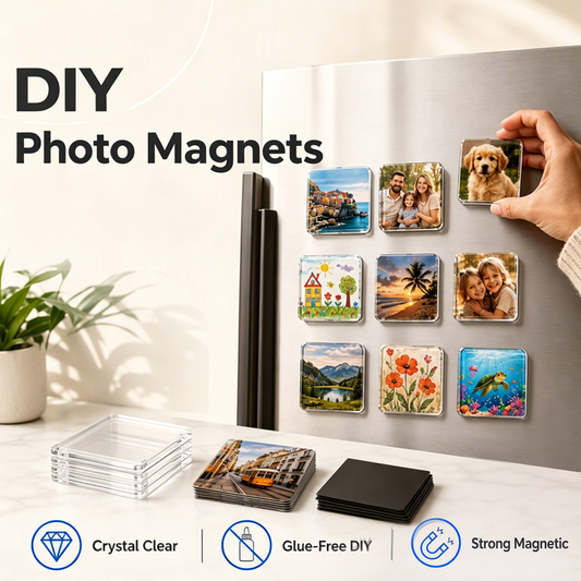 🎨🧲 Kit créatif aimants frigo DIY – Décore ton réfrigérateur avec des magnets uniques faits main ✨🖼️