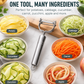 🔥50 % DE RÉDUCTION ! Éplucheur et coupe-légumes en julienne 2-en-1 en acier inoxydable – Épluchez et coupez en julienne en quelques secondes, ne rouille pas et passe au lave-vaisselle ! 🥕✨