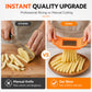🔥50 % DE RÉDUCTION !🥔🔪 Coupe-pommes de terre multifonction en acier inoxydable 🛡️