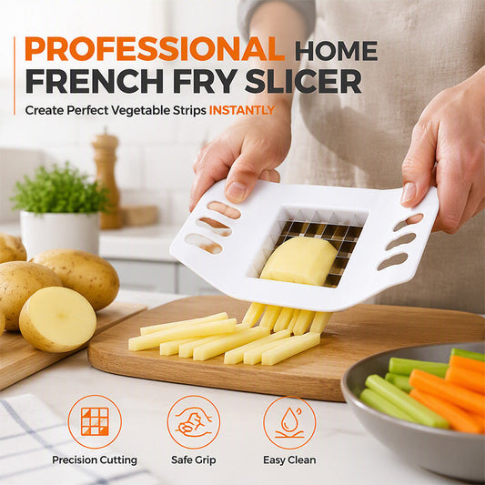 🔥50 % DE RÉDUCTION !🥔🔪 Coupe-pommes de terre multifonction en acier inoxydable 🛡️